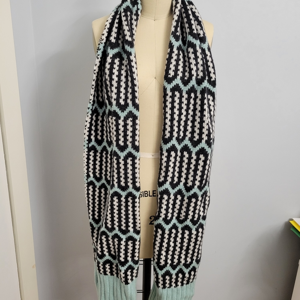 J.Crew Float Stitch Scarf in Antique Mint One Size